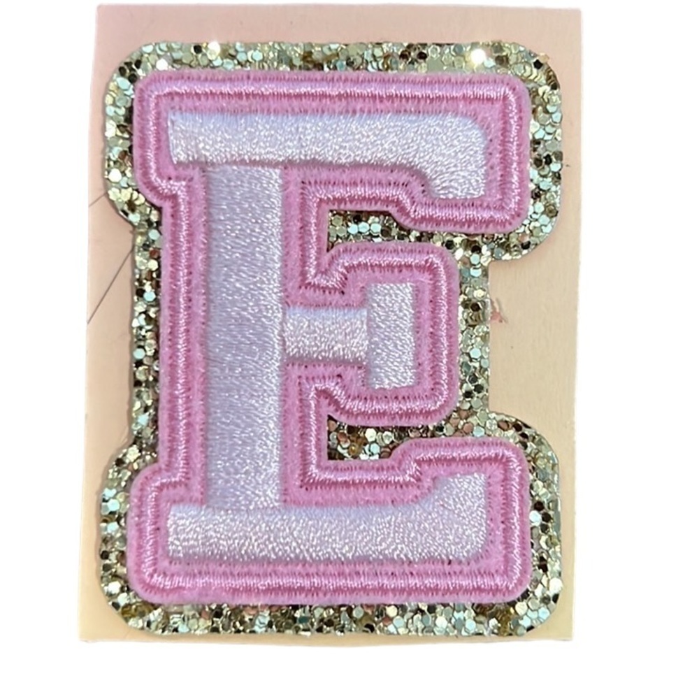 STONEY CLOVER LANE - “E” letterPatch Stoney Clover Lane x Target Pink an…